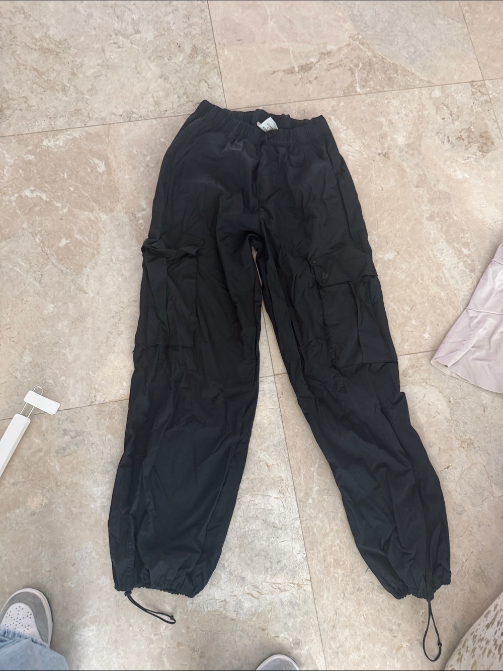 aerie Black Boot Cut Utility Pants